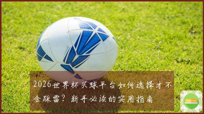 2026世界杯买球平台如何选择才不会踩雷？新手必读的实用指南
