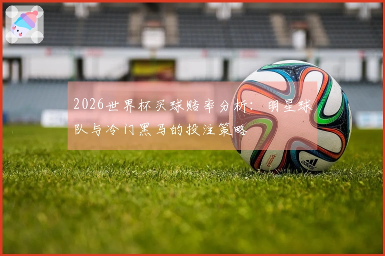 2026世界杯买球赔率分析：明星球队与冷门黑马的投注策略