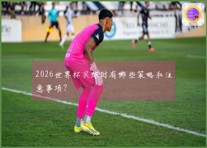 2026世界杯买球时有哪些策略和注意事项？